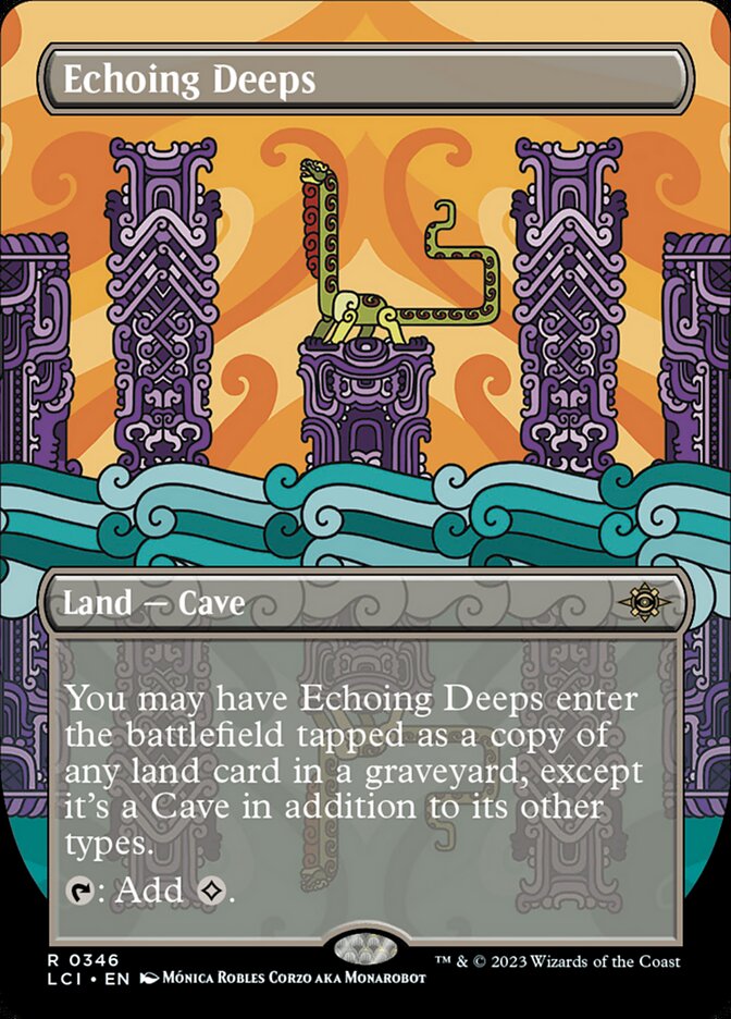 Echoing Deeps Borderless 346 (The Lost Caverns of Ixalan)  - Borderless | Good Games Cannington