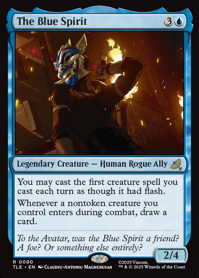 The Blue Spirit 90 (Avatar: The Last Airbender: Eternal-Legal)  - Foil | Good Games Cannington
