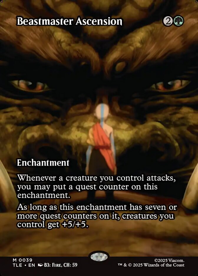 Beastmaster Ascension 39/317 (Avatar: The Last Airbender: Eternal-Legal)  - Borderless | Good Games Cannington