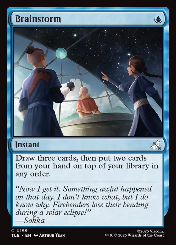 Brainstorm 155 (Avatar: The Last Airbender: Eternal-Legal)  - Foil | Good Games Cannington