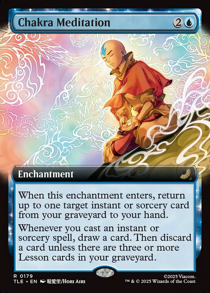 Chakra Meditation 179/317 (Avatar: The Last Airbender: Eternal-Legal)  - Extended Art Foil | Good Games Cannington