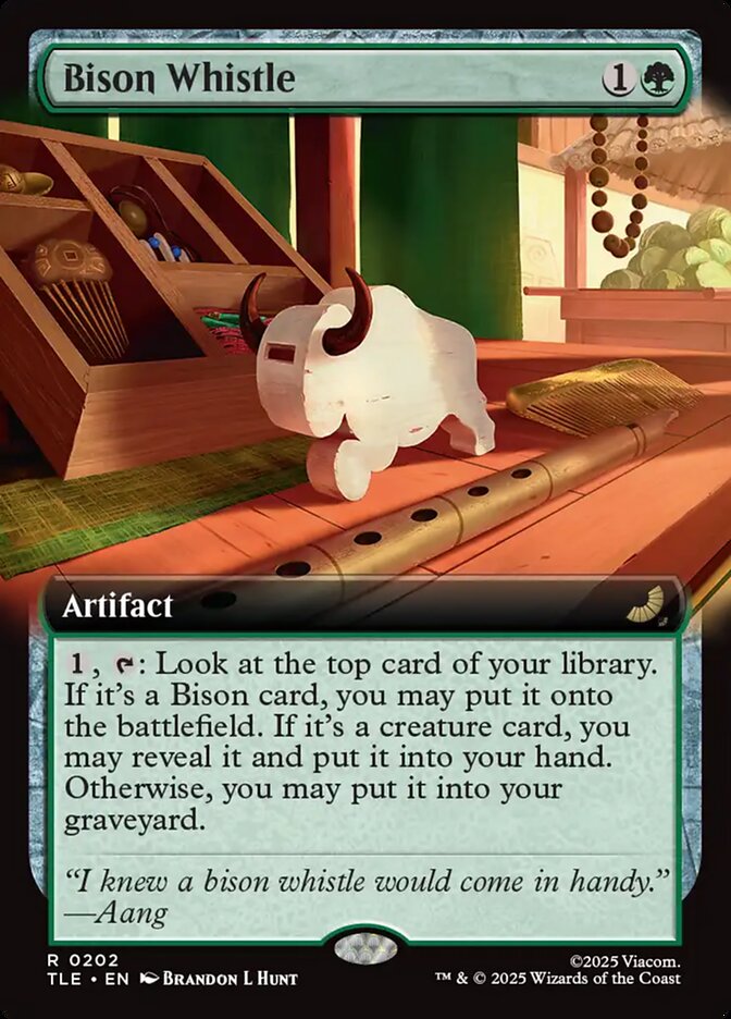 Bison Whistle 202 (Avatar: The Last Airbender: Eternal-Legal)  | Good Games Cannington