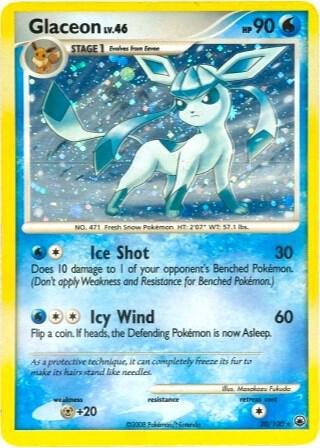 Glaceon 20 100 DP Majestic Dawn 020/100 (Deck Exclusives)  - Holofoil | Good Games Cannington