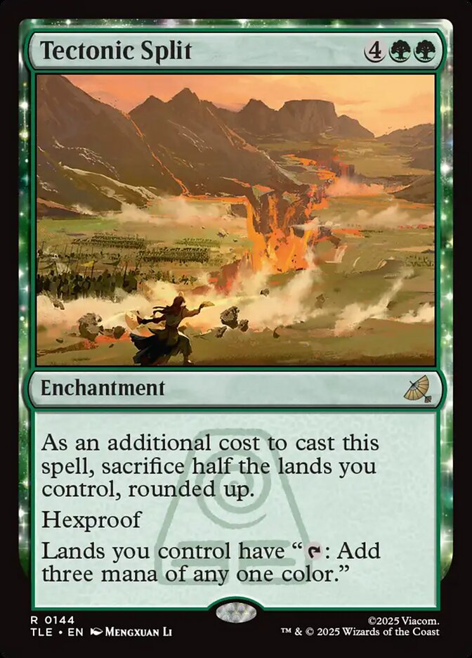 Tectonic Split 144 (Avatar: The Last Airbender: Eternal-Legal)  - Foil | Good Games Cannington
