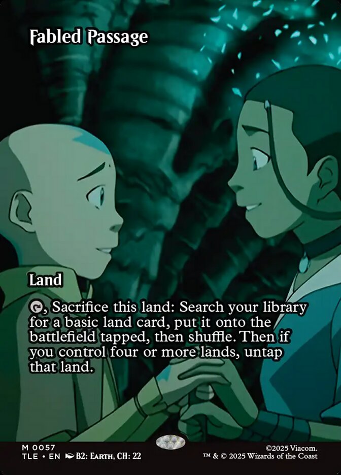 Fabled Passage 57/317 (Avatar: The Last Airbender: Eternal-Legal)  - Borderless | Good Games Cannington