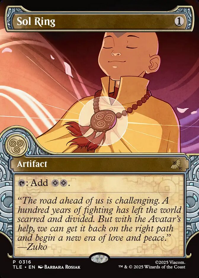 Sol Ring 316 (Avatar: The Last Airbender: Eternal-Legal)  - Showcase | Good Games Cannington