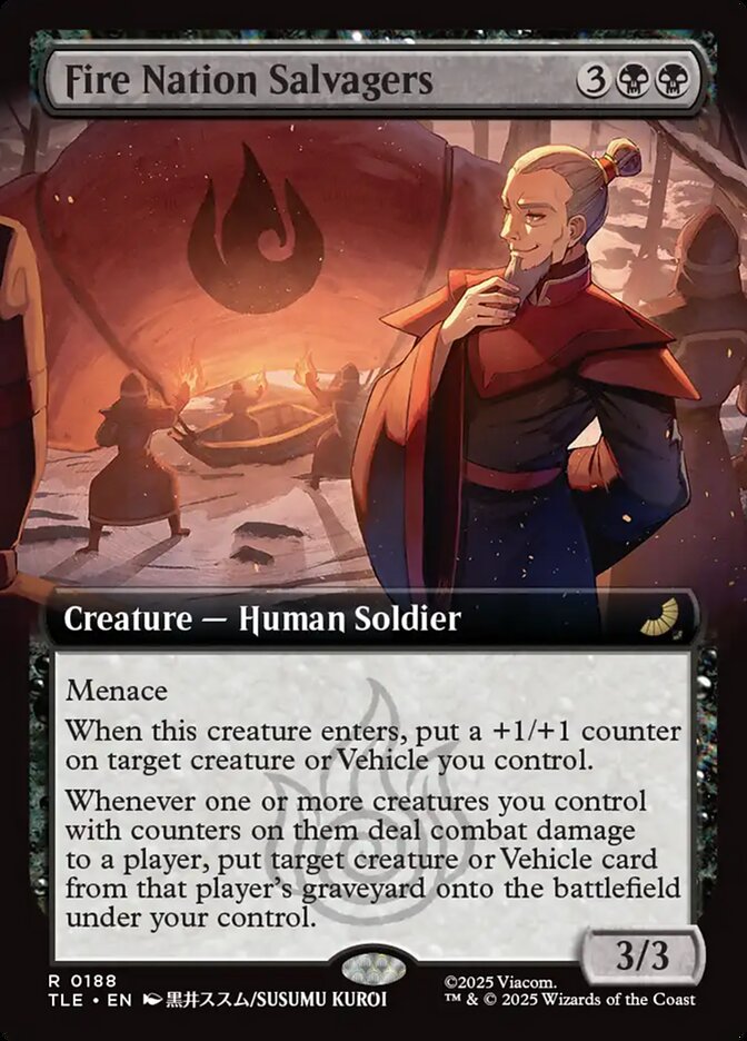 Fire Nation Salvagers 188/317 (Avatar: The Last Airbender: Eternal-Legal)  - Extended Art Foil | Good Games Cannington