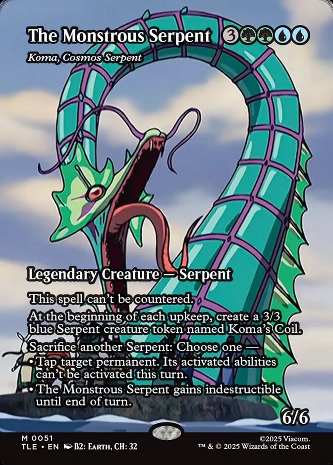 Koma, Cosmos Serpent 51 (Avatar: The Last Airbender: Eternal-Legal)  | Good Games Cannington