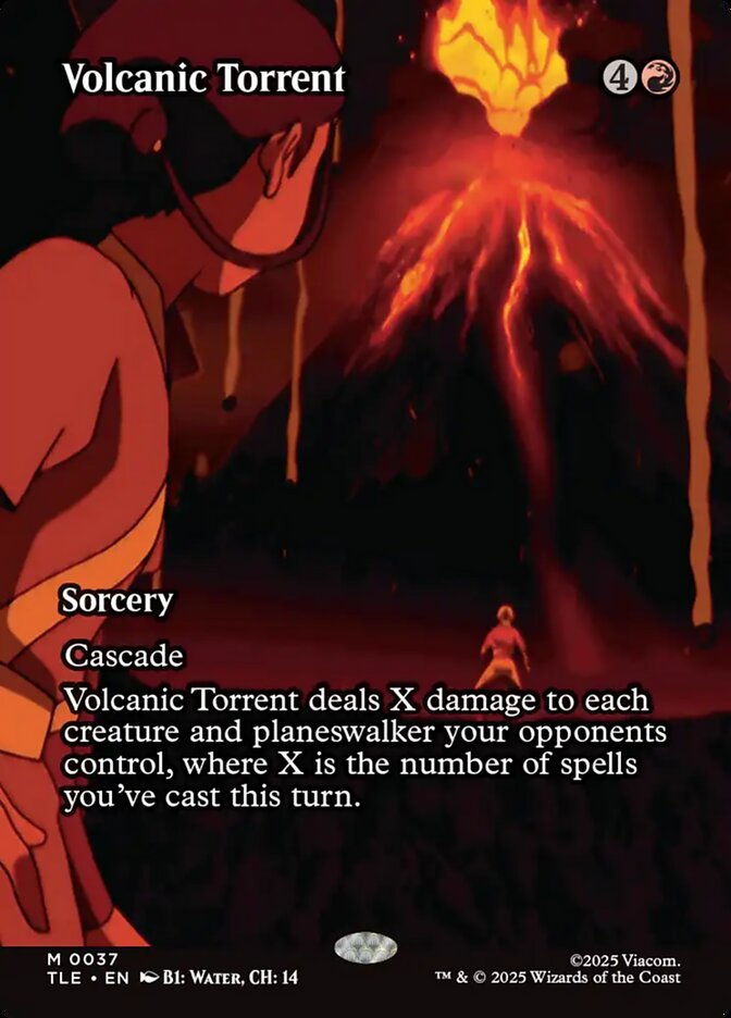 Volcanic Torrent 37/317 (Avatar: The Last Airbender: Eternal-Legal)  - Borderless | Good Games Cannington