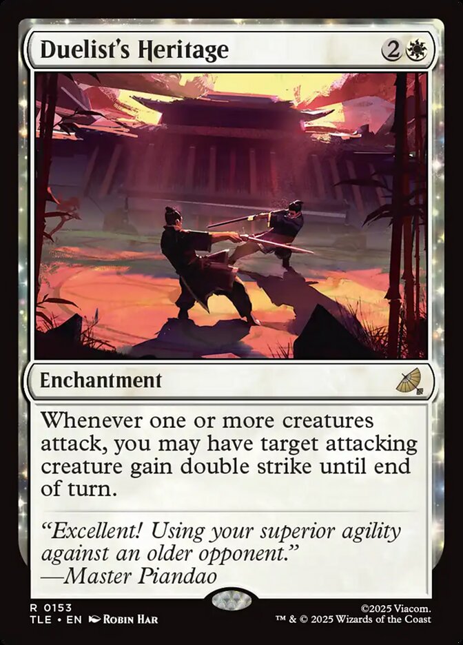 Duelist's Heritage 153 (Avatar: The Last Airbender: Eternal-Legal)  - Foil | Good Games Cannington