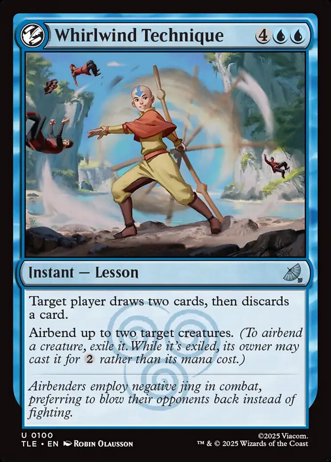 Whirlwind Technique 100 (Avatar: The Last Airbender: Eternal-Legal)  - Foil | Good Games Cannington