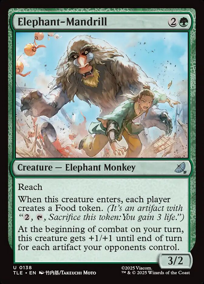 Elephant-Mandrill 138 (Avatar: The Last Airbender: Eternal-Legal)  | Good Games Cannington