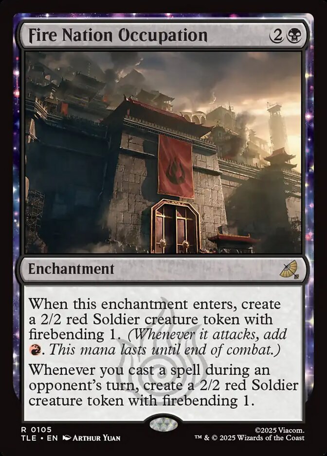 Fire Nation Occupation 105 (Avatar: The Last Airbender: Eternal-Legal)  - Foil | Good Games Cannington