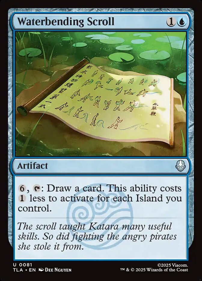 Waterbending Scroll 81 (Avatar: The Last Airbender)  - Foil | Good Games Cannington