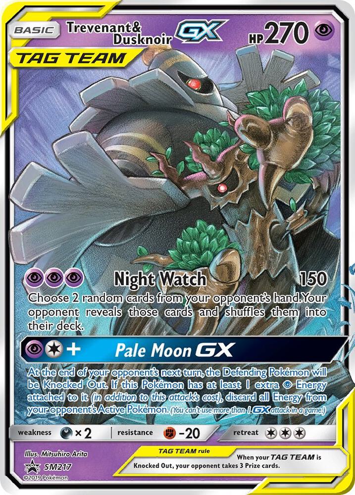 Trevenant and Dusknoir GX SM217 (SM Promos)  - Holofoil | Good Games Cannington