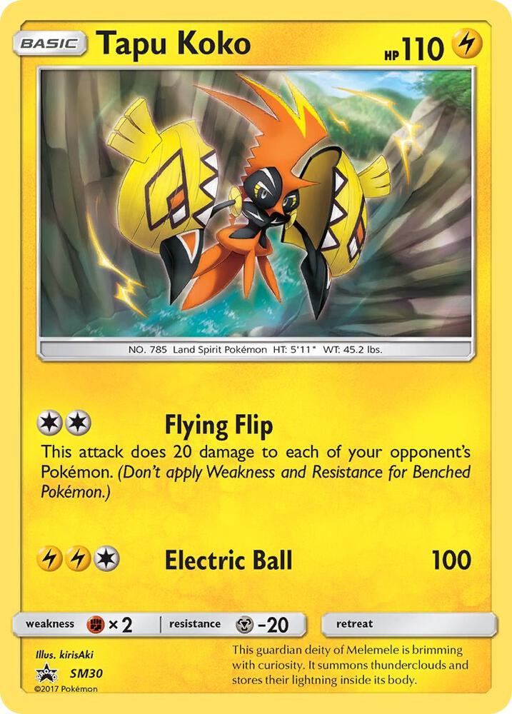 Tapu Koko SM30 (SM Promos)  - Holofoil | Good Games Cannington