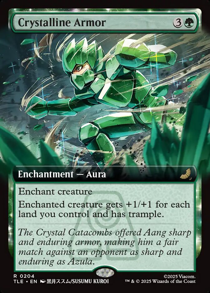 Crystalline Armor 204/317 (Avatar: The Last Airbender: Eternal-Legal)  - Extended Art | Good Games Cannington