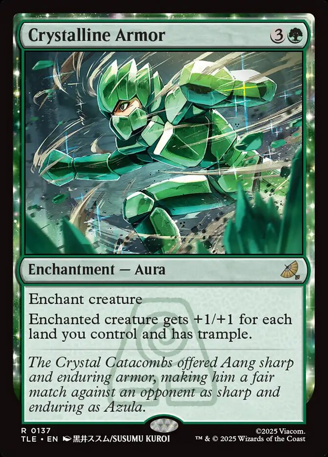 Crystalline Armor 137 (Avatar: The Last Airbender: Eternal-Legal)  - Foil | Good Games Cannington