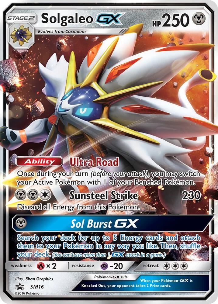 Solgaleo GX SM16 (SM Promos)  - Holofoil | Good Games Cannington