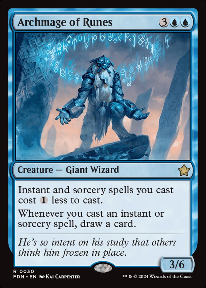 Archmage of Runes 30/291 (Foundations)  | Good Games Cannington