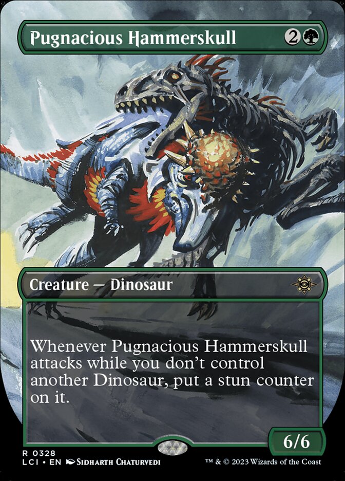 Pugnacious Hammerskull 328/291 (The Lost Caverns of Ixalan)  - Borderless | Good Games Cannington