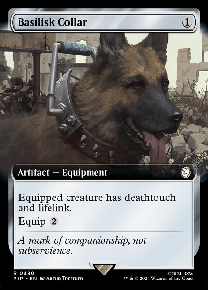Basilisk Collar 480/326 (Universes Beyond: Fallout)  - Extended Art | Good Games Cannington
