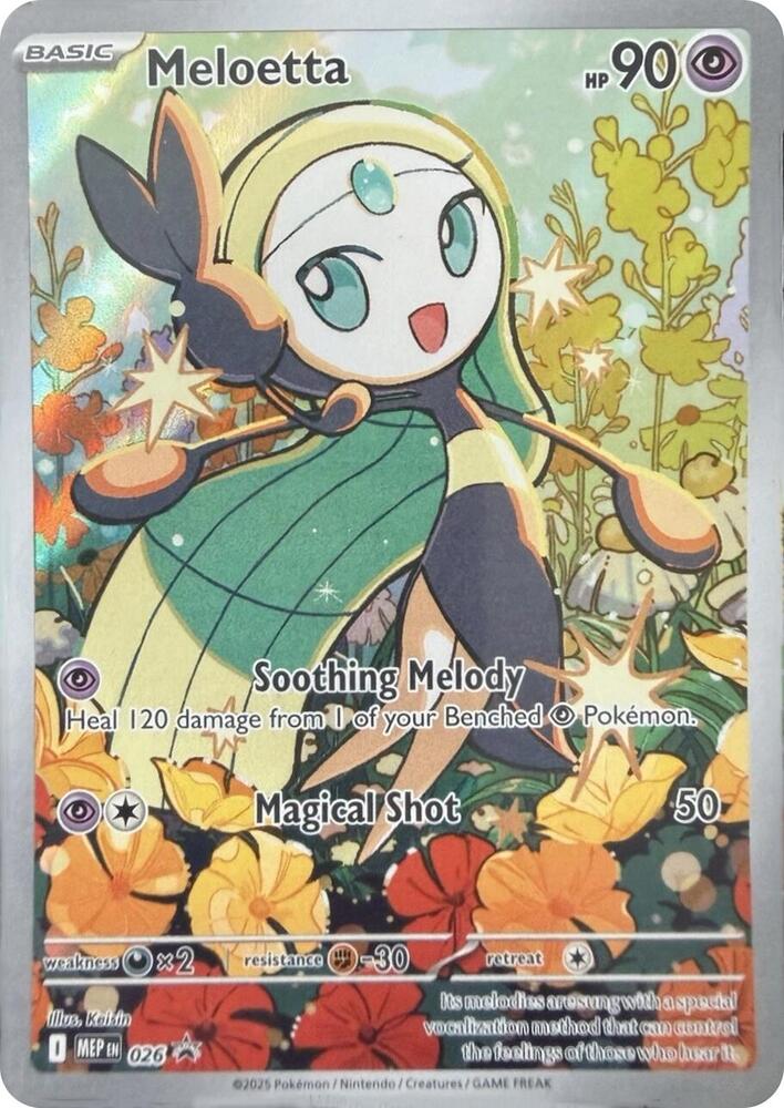 Meloetta 026 (ME: Mega Evolution Promo)  - Holofoil | Good Games Cannington