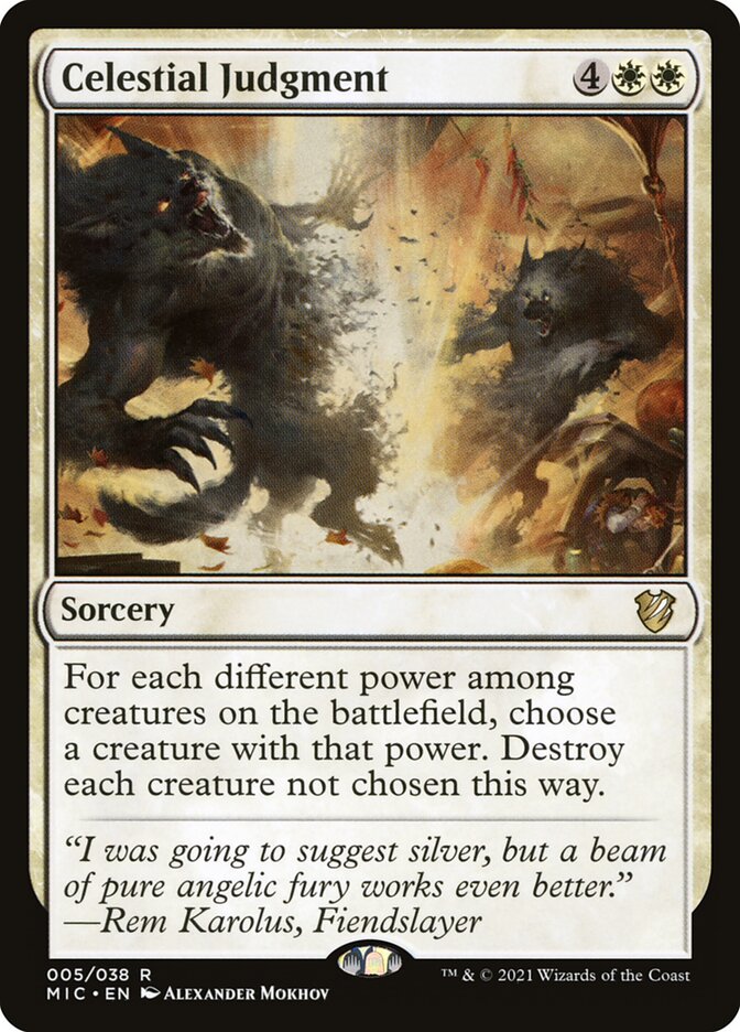 Celestial Judgment 5/38 (Commander: Innistrad: Midnight Hunt)  | Good Games Cannington