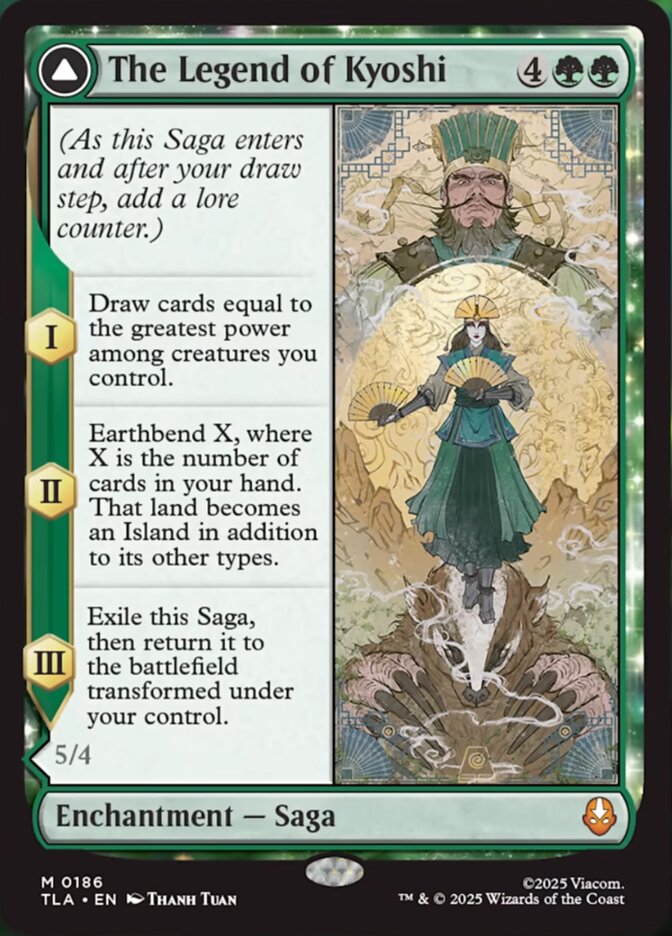 The Legend of Kyoshi // Avatar Kyoshi 186 (Avatar: The Last Airbender)  - Foil | Good Games Cannington