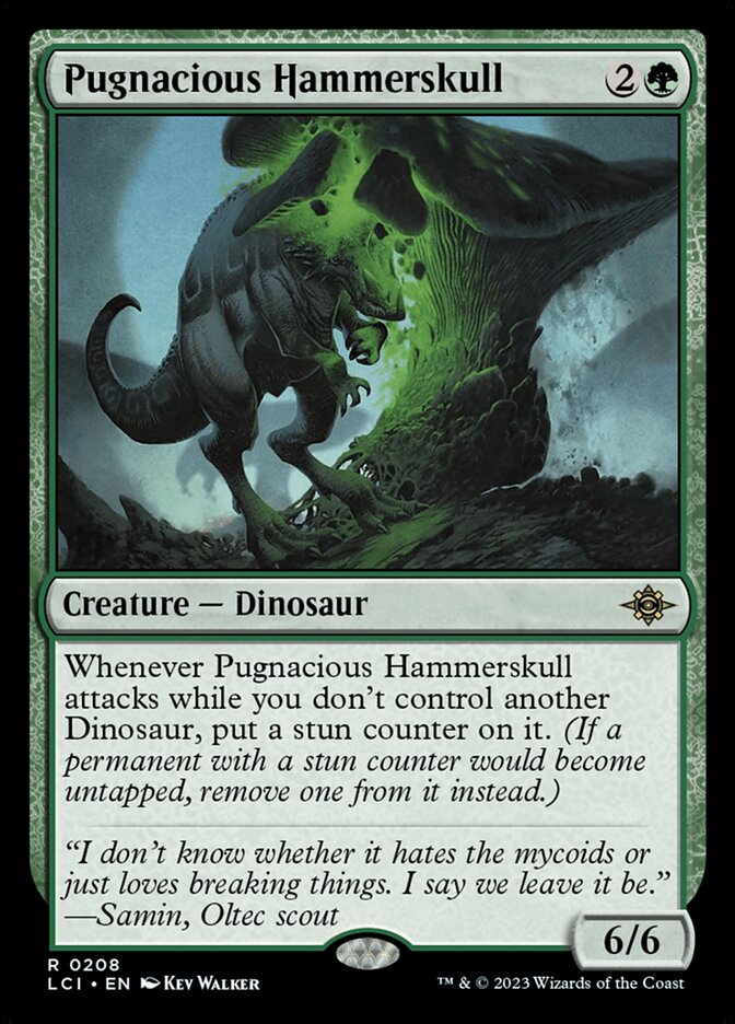 Pugnacious Hammerskull 208 (The Lost Caverns of Ixalan)  - Foil | Good Games Cannington