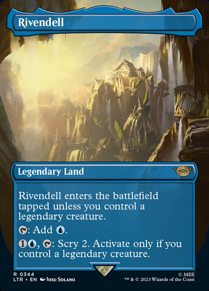 Rivendell 344 (Universes Beyond: The Lord of the Rings: Tales of Middle-earth)  - Borderless Foil | Good Games Cannington