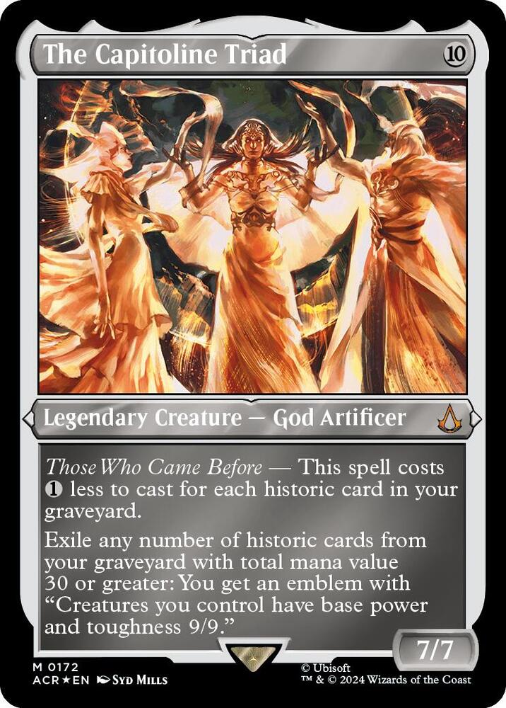 The Capitoline Triad 172 (Universes Beyond: Assassin's Creed)  - Etched Foil | Good Games Cannington