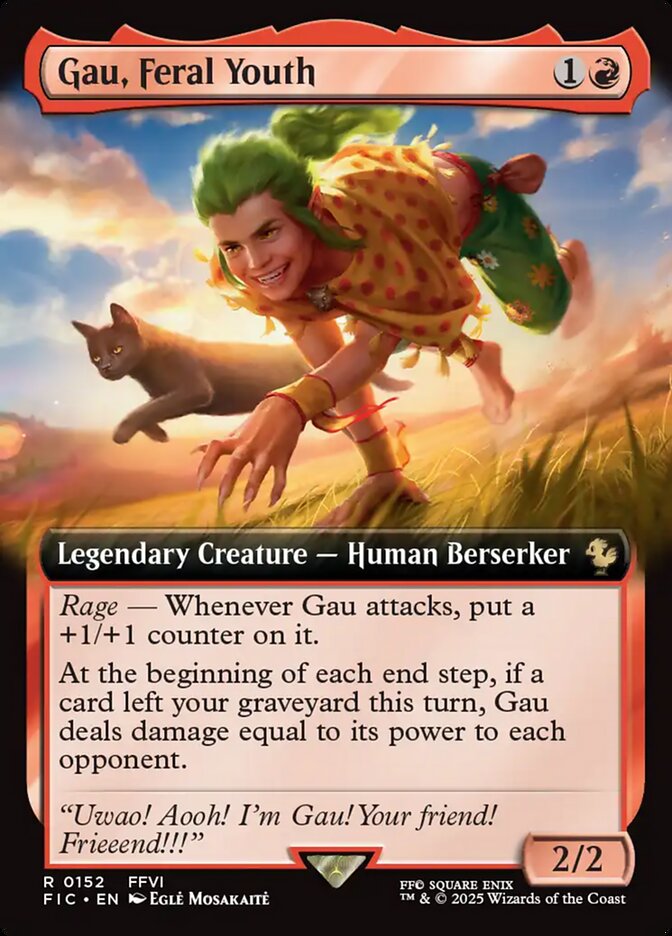 Gau, Feral Youth 152 (Commander: FINAL FANTASY)  - Extended Art | Good Games Cannington
