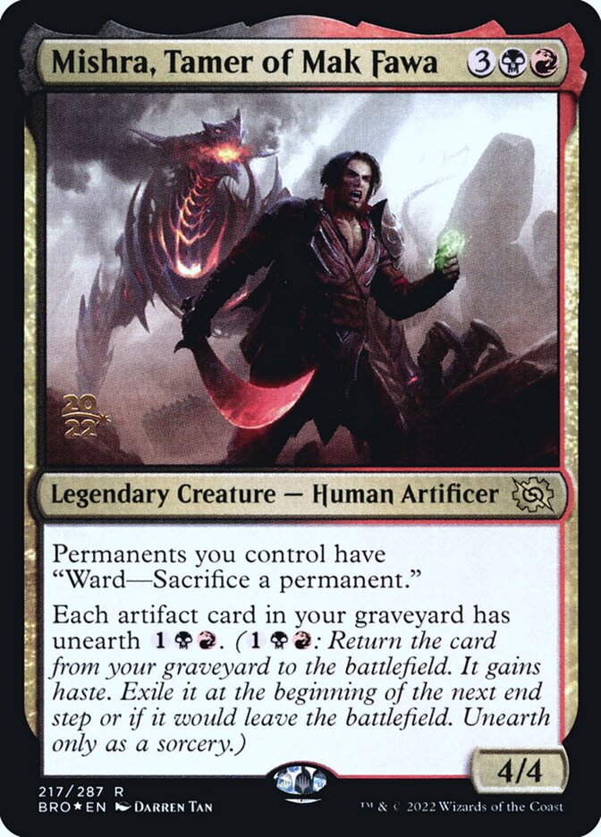 Mishra, Tamer of Mak Fawa 217s/169 (Prerelease Cards)  - Foil | Good Games Cannington