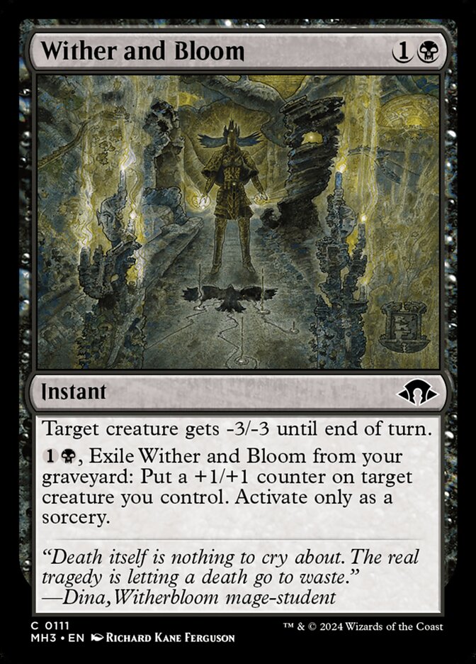 Wither and Bloom 111 (Modern Horizons 3)  - Foil | Good Games Cannington