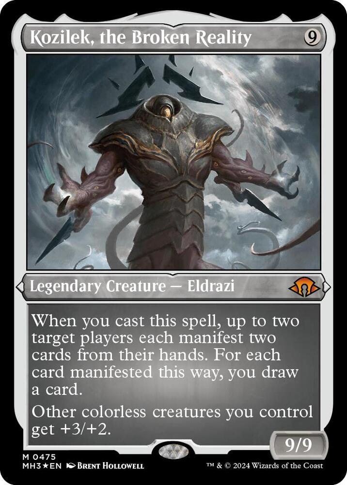 Kozilek, the Broken Reality 475/319 (Modern Horizons 3)  - Etched Foil | Good Games Cannington