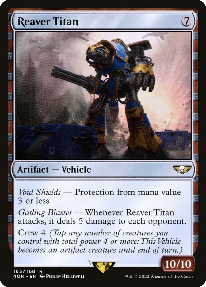 Reaver Titan 163/617 (Universes Beyond: Warhammer 40,000)  | Good Games Cannington