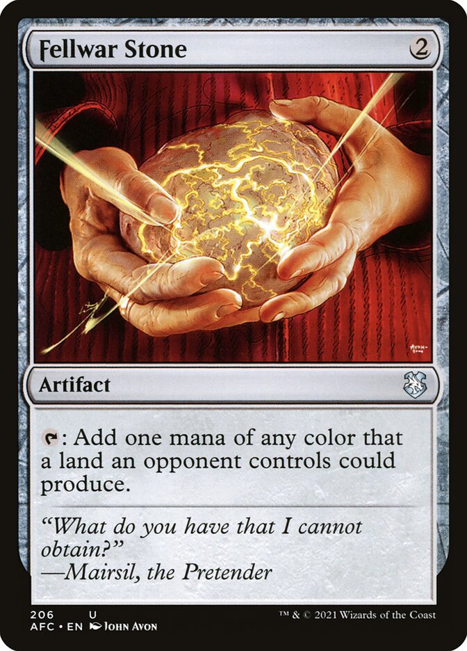 Fellwar Stone 206/62 (Commander: Adventures in the Forgotten Realms)  | Good Games Cannington