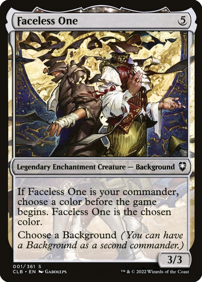 Faceless One 1 (Commander Legends: Battle for Baldur's Gate)  | Good Games Cannington