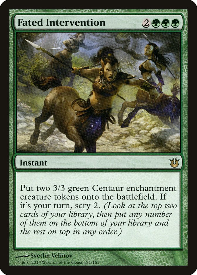 Fated Intervention 121/165 (Born of the Gods)  | Good Games Cannington