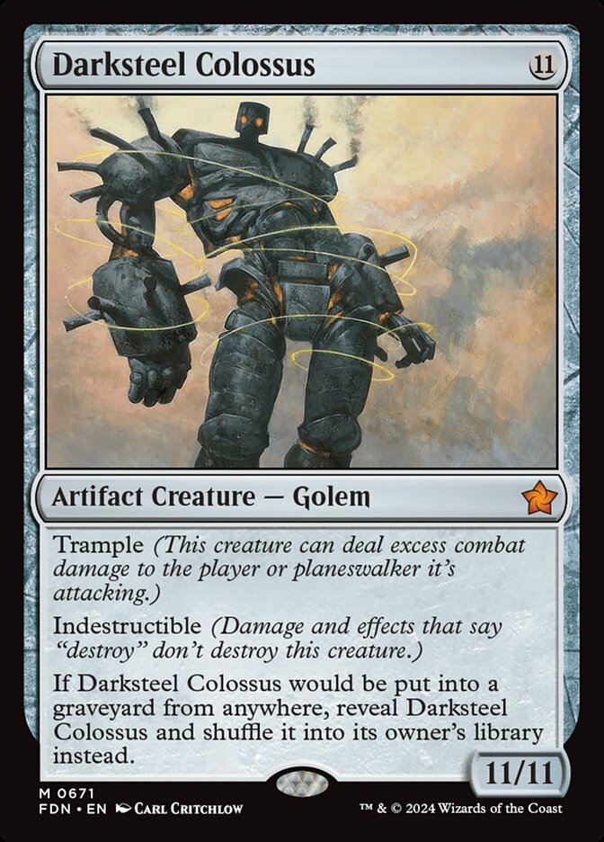 Darksteel Colossus 671/291 (Foundations)  | Good Games Cannington