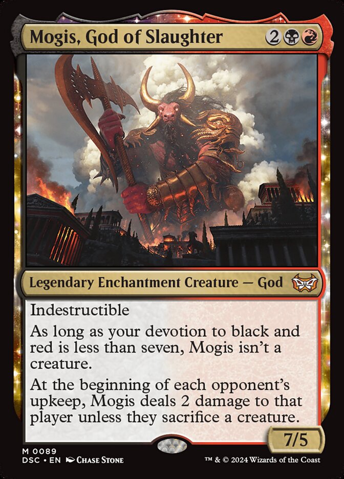 Mogis, God of Slaughter 89 (Commander: Duskmourn: House of Horror)  | Good Games Cannington