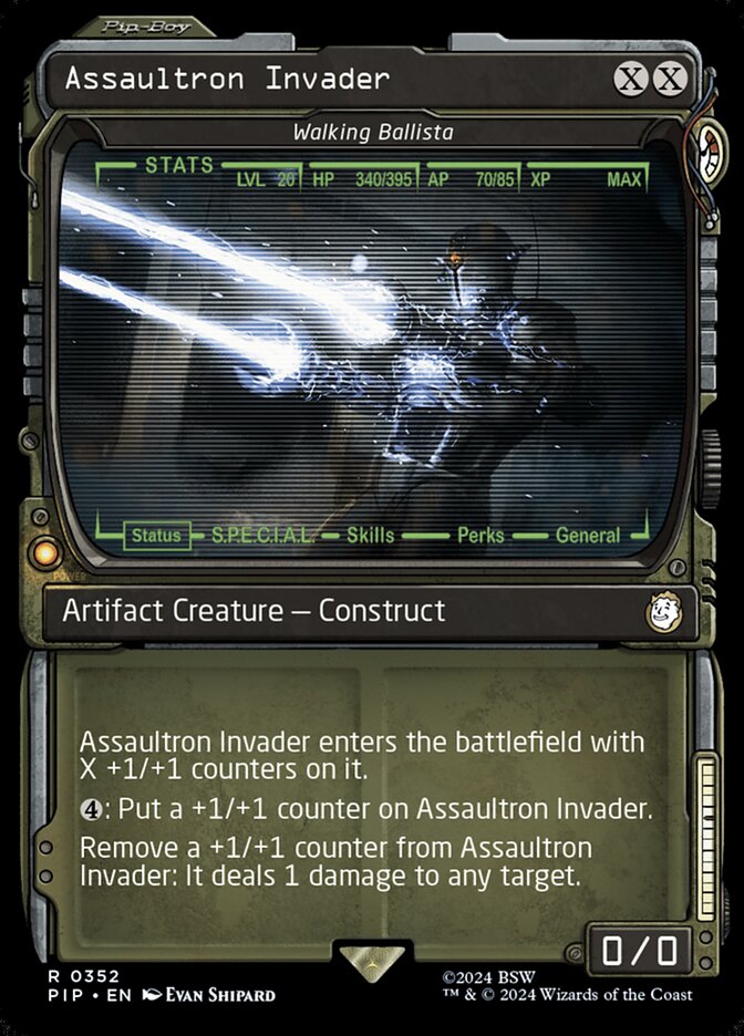 Assaultron Invader Walking Ballista 352/326 (Universes Beyond: Fallout)  - Showcase | Good Games Cannington