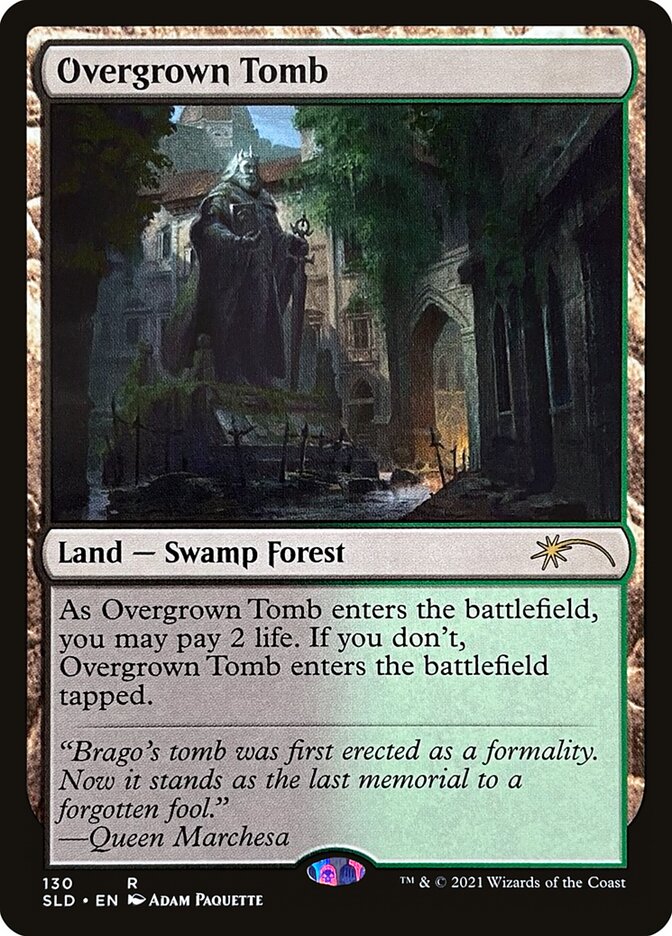 Overgrown Tomb 130/1 (Secret Lair Drop Series)  | Good Games Cannington