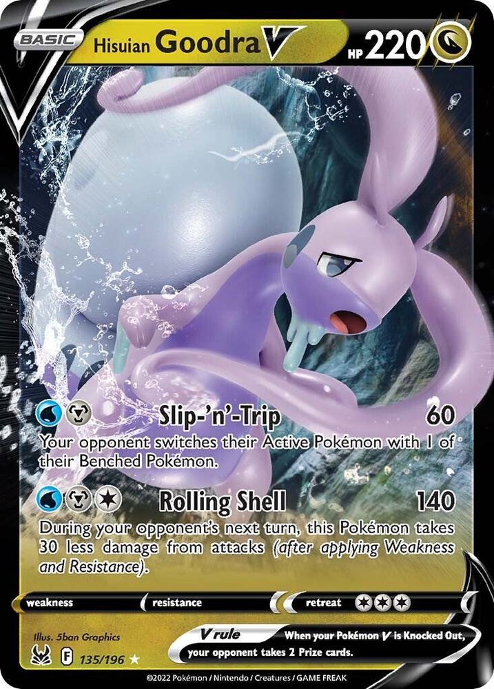Hisuian Goodra V (SWSH11: Lost Origin)  - Holofoil | Good Games Cannington