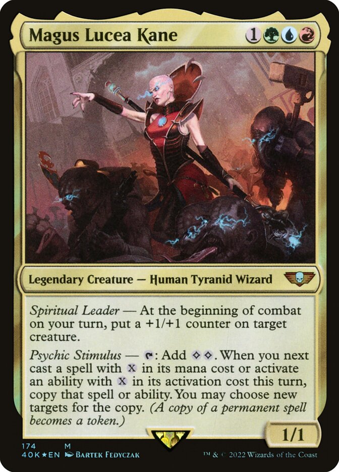 Magus Lucea Kane 174 (Universes Beyond: Warhammer 40,000)  - Foil | Good Games Cannington