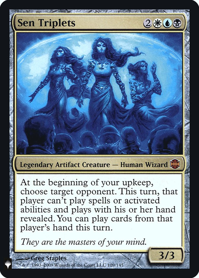 Sen Triplets 109 (The List Reprints)  - Foil | Good Games Cannington