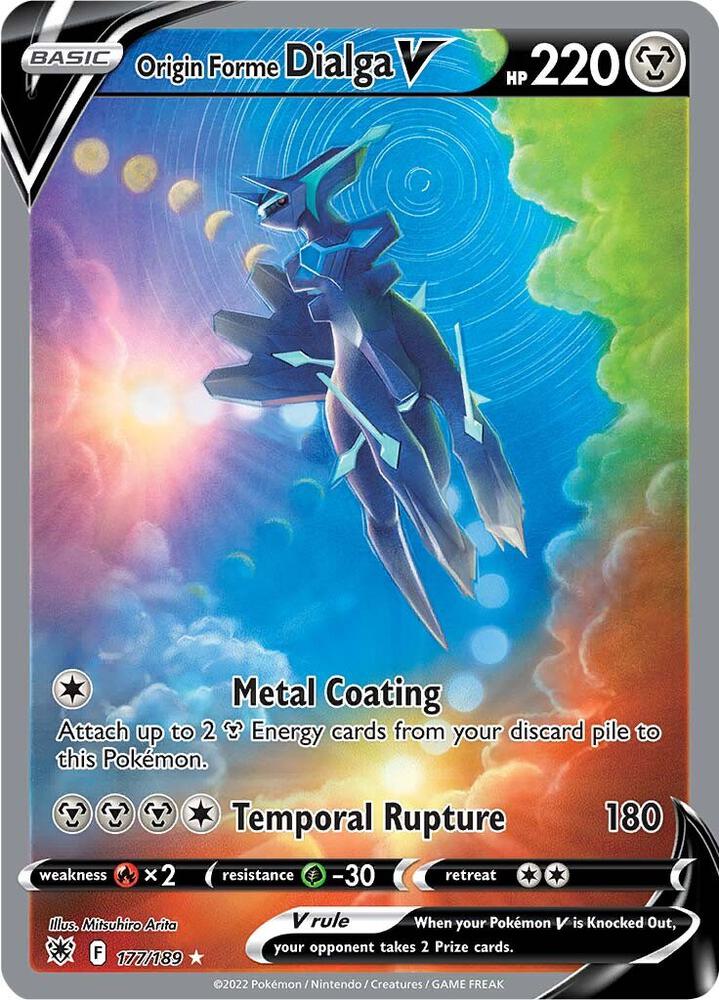 Origin Forme Dialga V Alternate Full Art 177/189 (SWSH10: Astral Radiance)  - Holofoil | Good Games Cannington