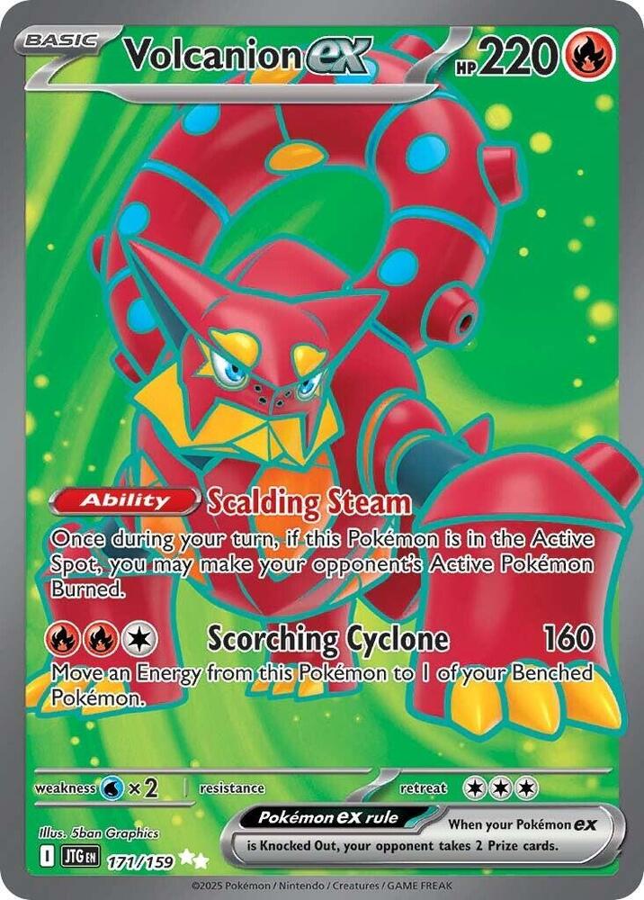 Volcanion ex 171/159 (SV09: Journey Together)  - Holofoil | Good Games Cannington