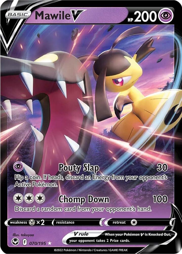 Mawile V 070/195 (SWSH12: Silver Tempest)  - Holofoil | Good Games Cannington